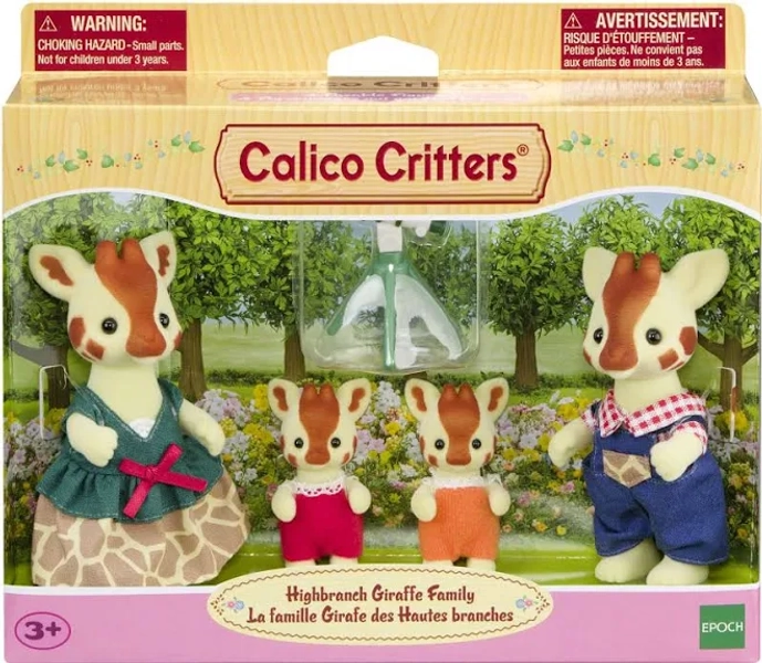 Calico Critters Highbranch Giraffe Family