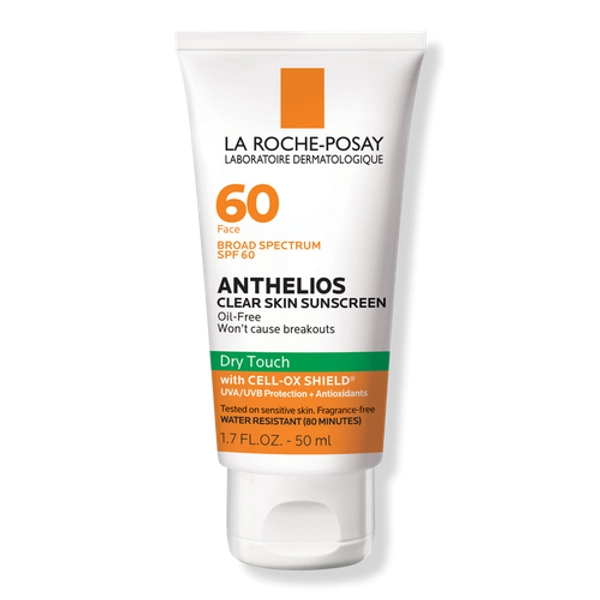 Anthelios Clear Skin Dry Touch Face Sunscreen SPF 60 - 1.7 oz