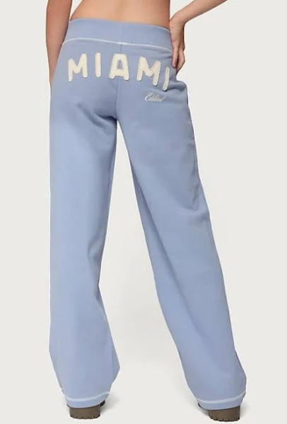 Edikted Women's Miami Babe Cotton Sweatpants
