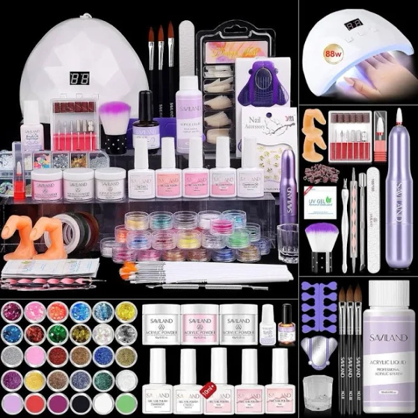Women's Professional Acrylic Nail Kit with Drill