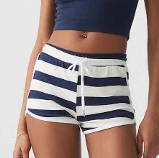 Ardene Women's Dolphin Shorts with Contrast Piping