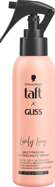 Hitzeschutzspray taft x Gliss Lovely Long, 150 ml