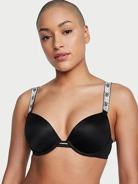 Victoria's Secret Gladde push-up-bh Met Glanzende bandjes