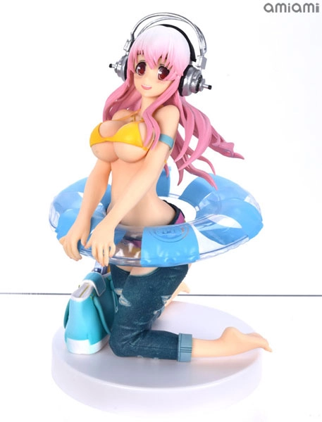 (Pre-owned ITEM:B/BOX:B)Super Sonico Sonico-chan Seikatsu Micchaku Shuzai Special Figure -Natsu no Omoide- (Game-prize)(Released)