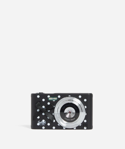 DIGITAL CAMERA - BLACK POLKA DOT