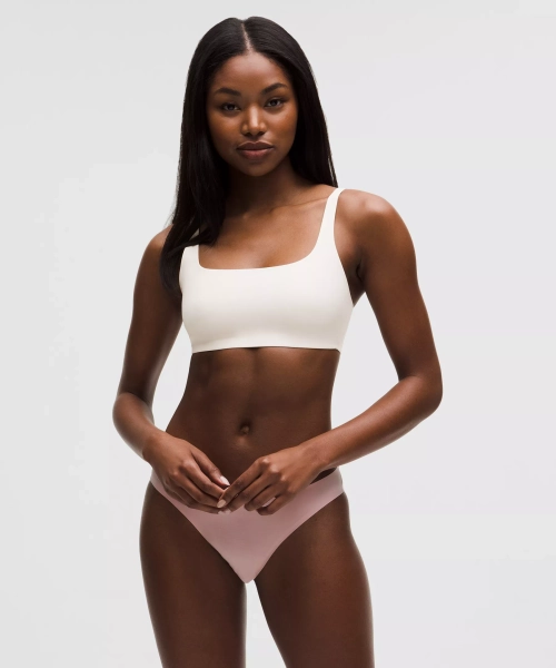 Wundermost Ultra-Soft Nulu Scoop-Neck Bralette *A–C Cups - Light Ivory - S