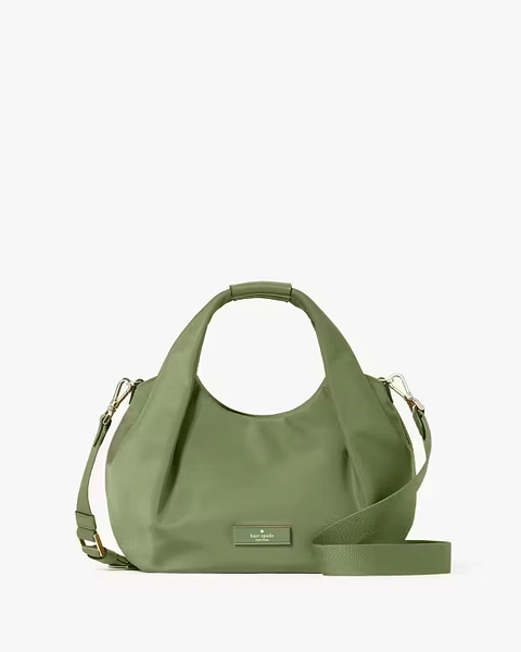 Cedar Stand Carter Nylon Small Pleated Crossbody