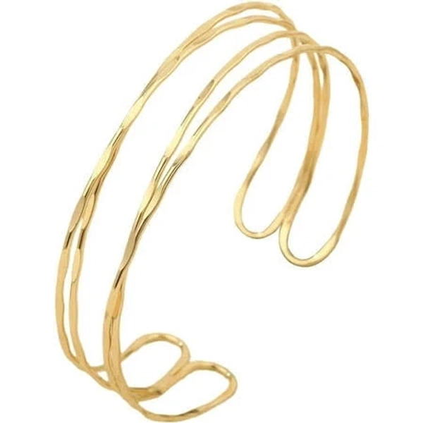 Minimalist Gold Arm Cuff
