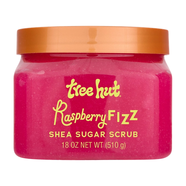 Tree Hut Raspberry Fizz Shea Butter Sugar Body Scrub, 18 oz - Walmart.com