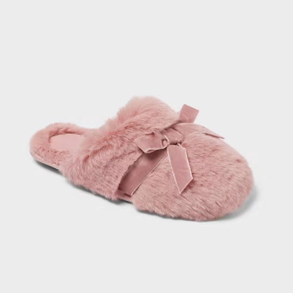 Women's Arbor Plush Scuff Slippers - Auden™ Blush S