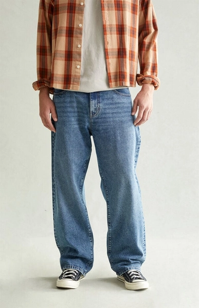 Dylan Baggy Jeans Medium Blue