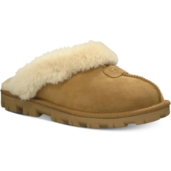 Ugg Women's Coquette Slip On Slide Slippers - Chestnut - Size 11M