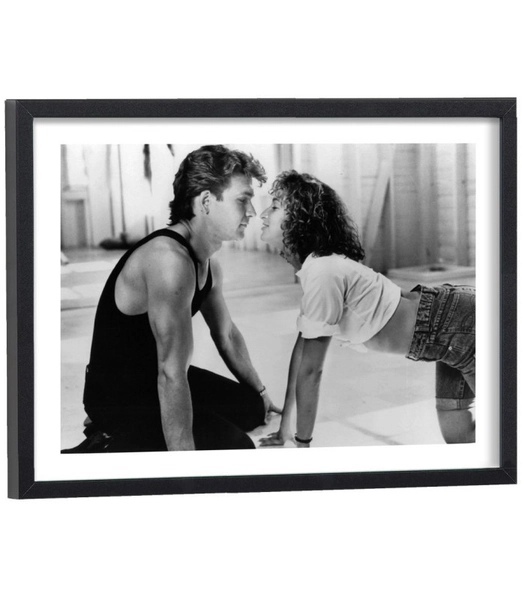 Affiche film Dirty Dancing noir et blanc