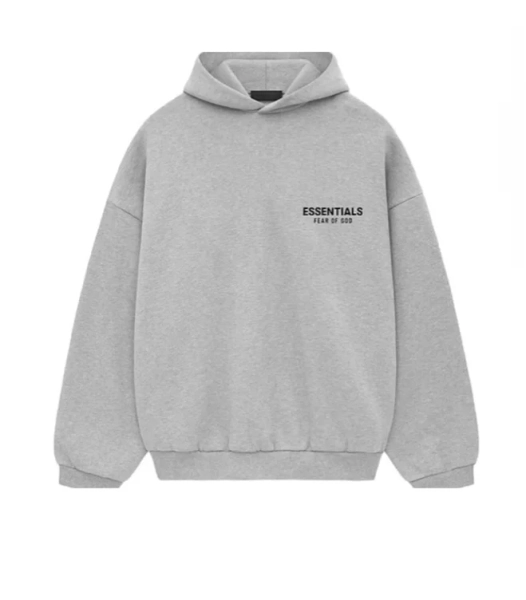 Fear of God Essentials Fleece Hoodie Light Heather Grey (FW24)