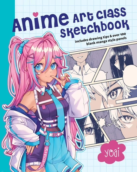 Anime Art Class Sketchbook: Includes Drawing Tips and Over 100 Blank Manga Style Panels, (Paperback) - Walmart.com