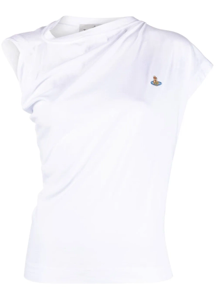 Vivienne Westwood Hebo Asymmetric T-shirt | White | FARFETCH