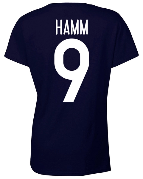 Mia Hamm US Women's Soccer Team 2 Sides LADIES Tee Shirt 1183