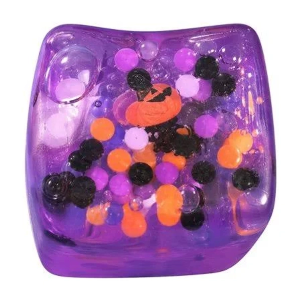 Halloween Cube Glitter Ghost Squishy Stress Relief Balls