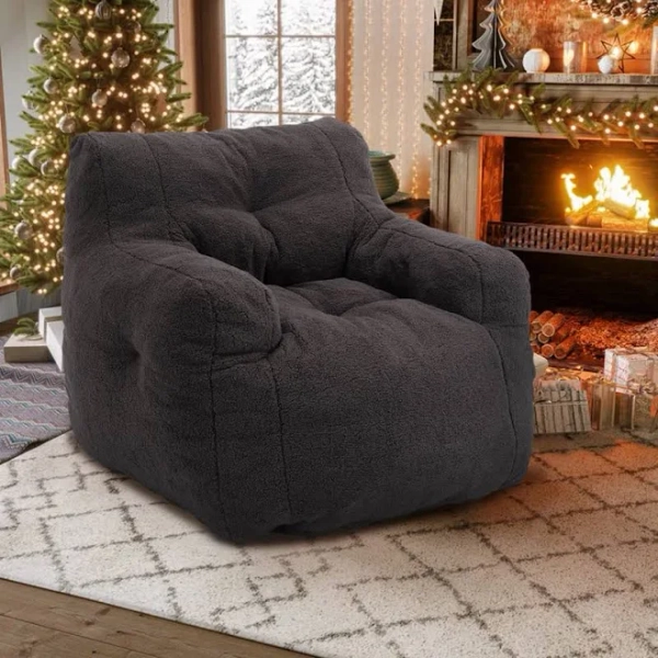 Viv + Rae Tufted Foam Bean Bag Chair