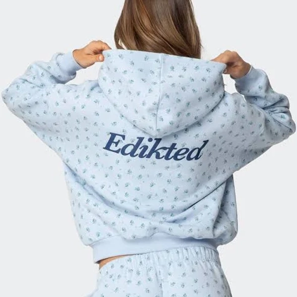 Edikted Women's Flower Power Hoodie