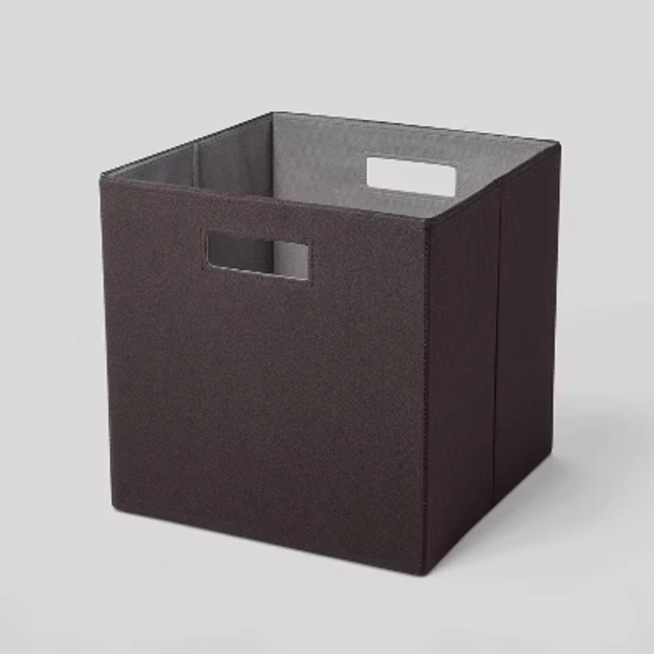13''x13'' Fabric Bin Black - Brightroom™: 13 Inch Storage Cube, Decorative Storage