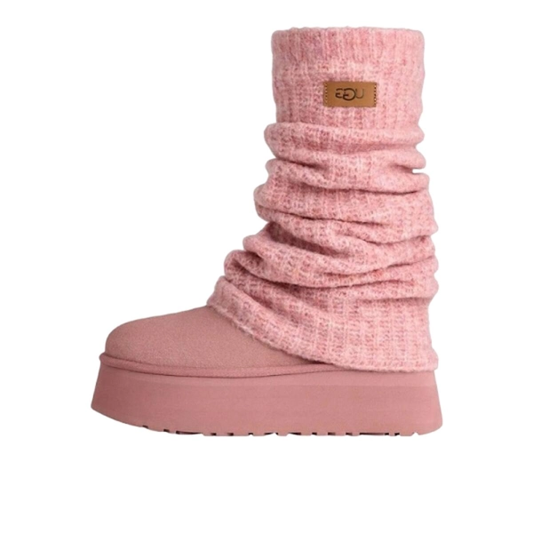 Scarpe  Classic Mini Dipper Legwarmer Boot Pink Dawn