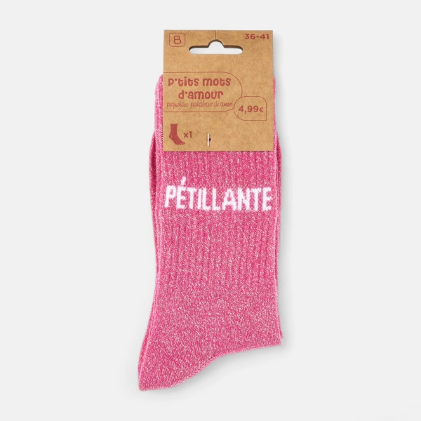 Chaussettes Femme fuchsia