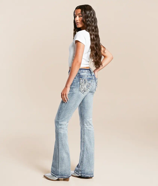22 M1079 Low Rise Flare Stretch Jean