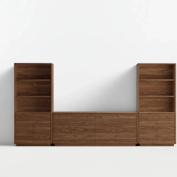 Crate & Barrel Lafayette Storage Media Console Set