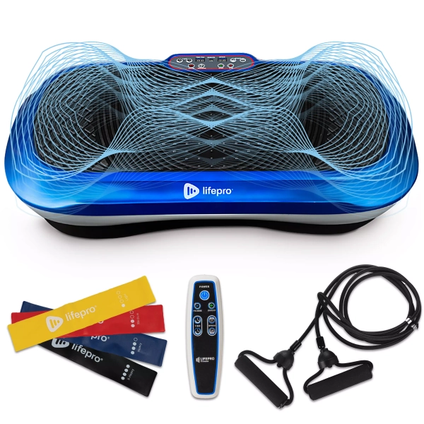 Lifepro Waver Vibration Plate, Blue