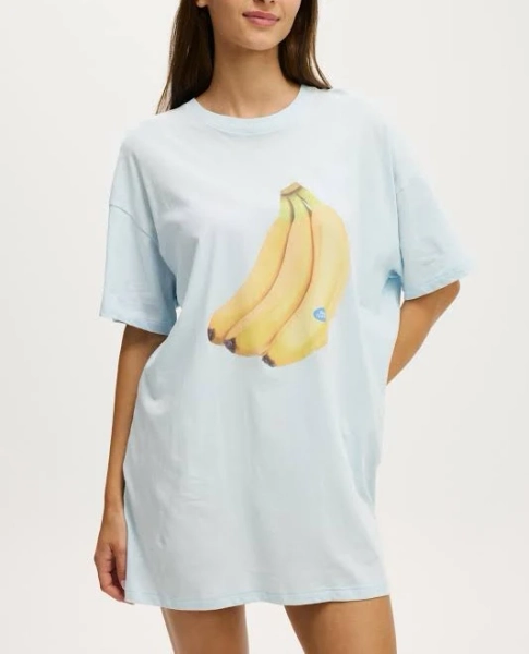 Women Body 90S Graphic T-Shirt Nightie