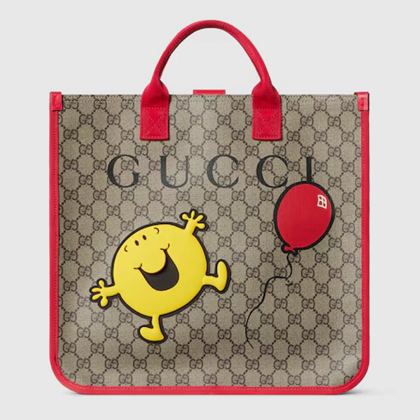 Children's GG tote bag with print