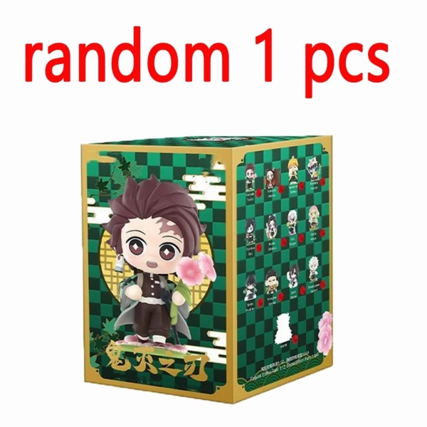 Slayer Tanjiro Kamado Nezuko anime cartoon figure blind box creative personalized statue model ornament surprise gift box