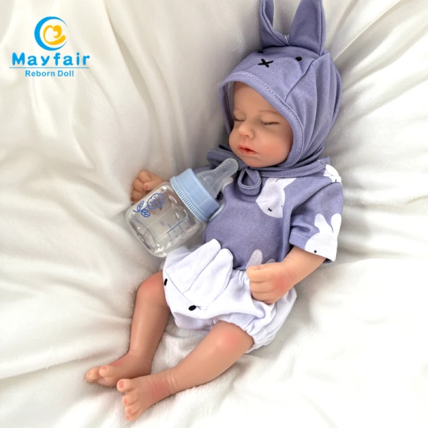 [Chris] 12'' Adorable Silicone Reborn Baby Dolls With Drink & Wet System