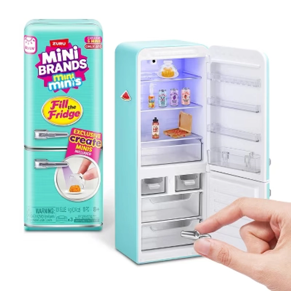Mini Brands Fill the Fridge Playset