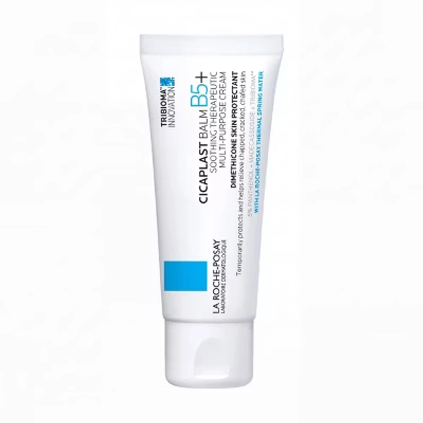 La Roche Posay Cicaplast Balm Vitamin B5 Soothing Therapeutic Cream for Dry & Irritated Skin: Moisturizing, Paraben-Free, Travel-Friendly 1.35oz