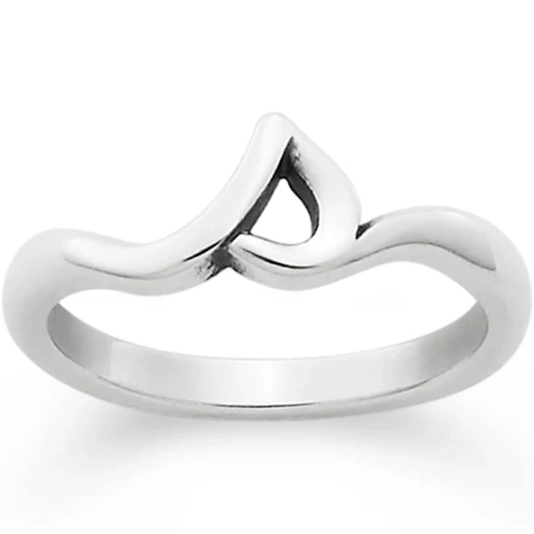 James Avery Sterling Silver Script Initial Ring