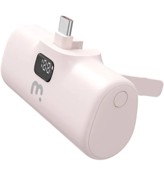 MyBat Pro Pink USB-C Power Bank with Kickstand