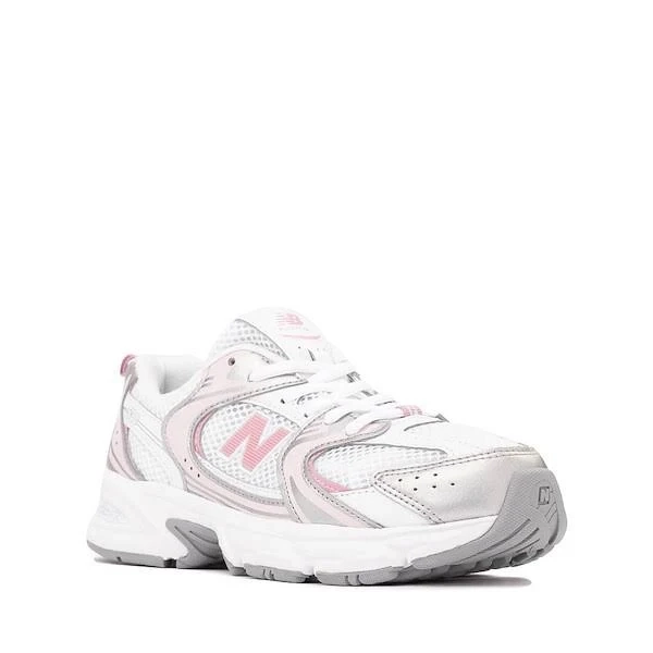 New Balance 530 Athletic Shoe - Big Kid - Reflection / Pink Taffy - GRAY White - Size 6