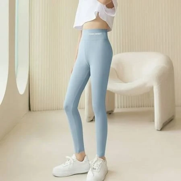Symoid Girls' Long Elastic Waist Leggings