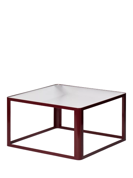 The Conran Shop Aspect 60cm Coffee Table, Burgundy
