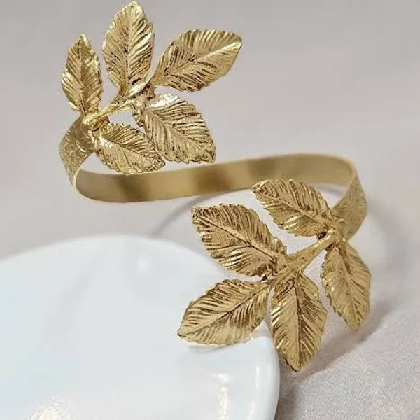Boho Greek Goddess Leaf Arm Cuff Bracelet