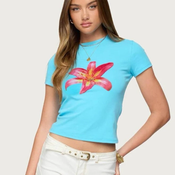 Edikted Women's Daylily T Shirt