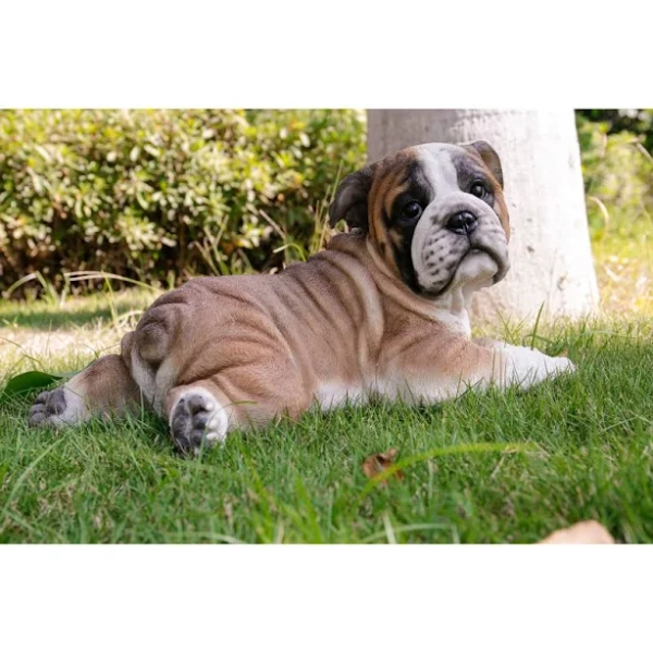 Hi-Line Gift Lying Bulldog Pup