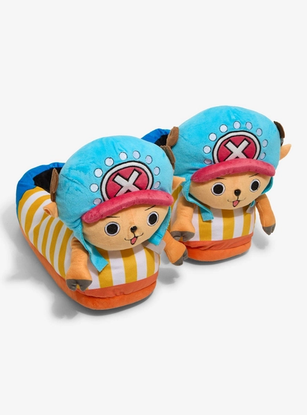 One Piece Chopper Plush Slippers