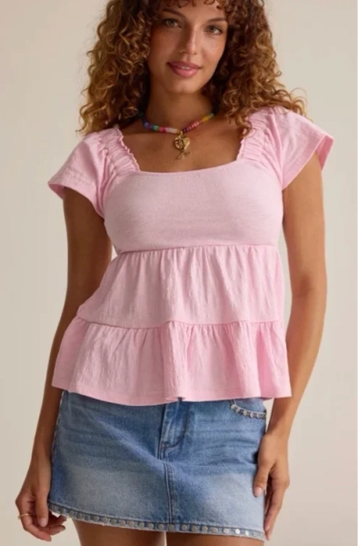 Leylani Tiered Babydoll Top