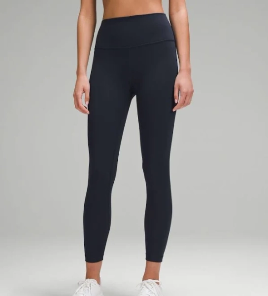 lululemon Women's Wunder Train High-Rise Tight 25" - Size 16 Navy,blue