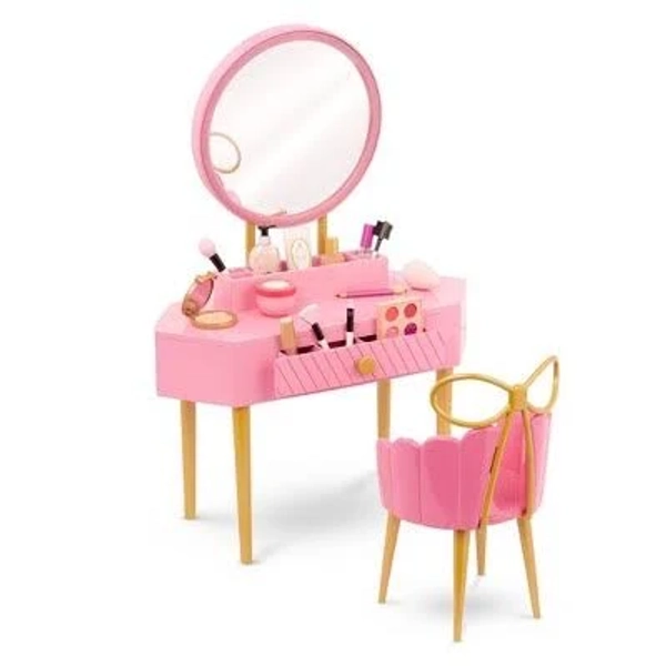 Our Generation Fabulous Fun Vanity Table & Chair Dollhouse Accessory Set