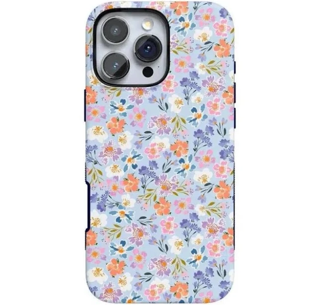 Casely iPhone 16 Poppy Meadows Pastel Floral Case