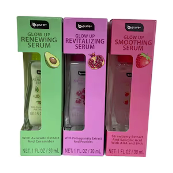 B Pure Glow Up Smoothing Serum, 1 oz.